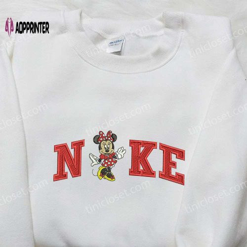 Nike x Minnie Embroidered Shirt: Disney-Inspired Fashion with Nike s Signature Style