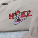 Nike x Minnie Love Hearts Embroidered Shirt Hoodie & Sweatshirt: Disney Collaboration Delight