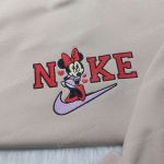 Nike x Minnie Love Hearts Embroidered Shirt Hoodie & Sweatshirt: Disney Collaboration Delight