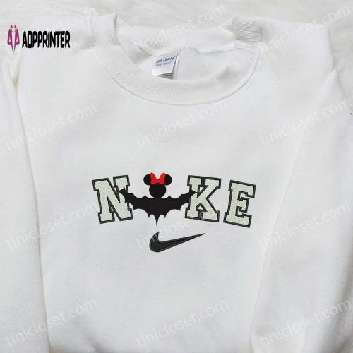 Nike x Minnie Mouse Halloween Embroidered Shirt: Disney Inspired Spooky & Stylish