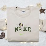 Disney Characters Embroidered Hoodie: Nike x Minnie Mouse & Tinker Bell Sweatshirt – Perfect Family Gifts