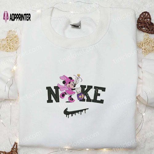 Nike x Oogie Boogie Minnie Mouse Embroidered Shirt: Disney Inspired & Best Family Gift