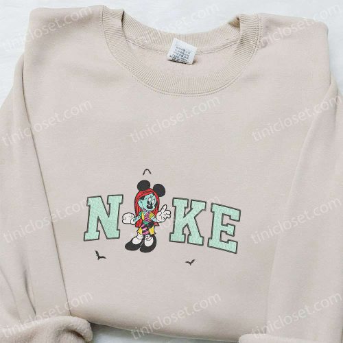 Halloween Embroidered Shirt by Nike x Minnie Sally: Disney Characters Sweatshirt Best Family Gifts