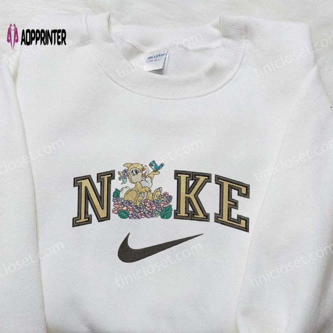 Nike x Miss Bunny Embroidered Shirt: Disney Cartoon Inspired Apparel