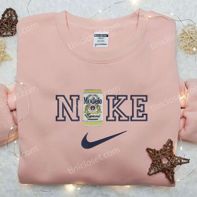 Nike x Modelo Especial Embroidered Shirt: Favorite Drink Inspired & Stylish