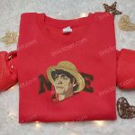 Nike x Monkey D Luffy Movie Embroidered Hoodie Anime Sweatshirt & T-shirt