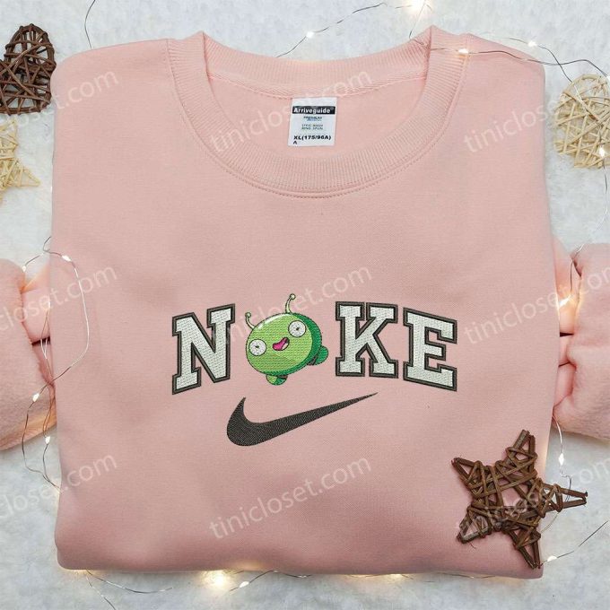 Nike x Mooncake Final Space Embroidered Shirt – Cute Nike Inspired Tee