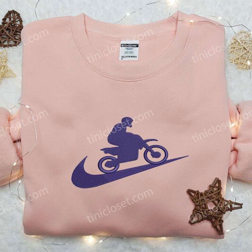 Nike x Motocross Embroidered Shirt: Stylish Gift for Family