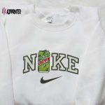 Nike x Mountain Dew Embroidered Shirt: Stylish Favor Drinking Nike Inspired