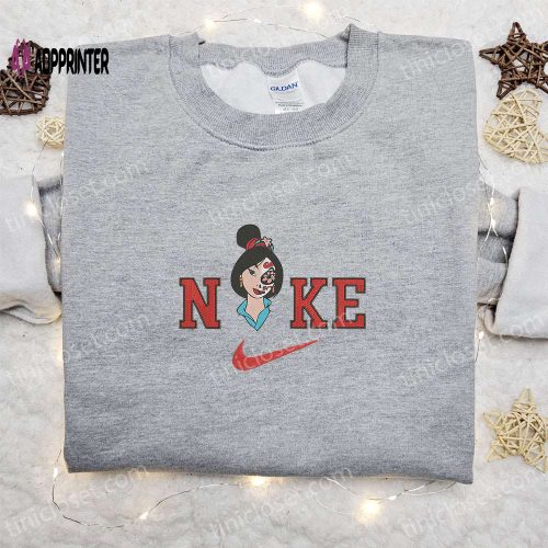 Nike x Minnie Halloween Embroidered Hoodie – Disney Characters Sweatshirt Perfect Family Gift