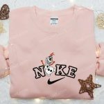 Nike x Olaf Cartoon Embroidered Hoodie Christmas Shirt Nike Inspired T-shirt