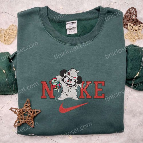 Disney Nike x Oogie Boogie Mickey Mouse Embroidered Shirt: Best Family Gifts