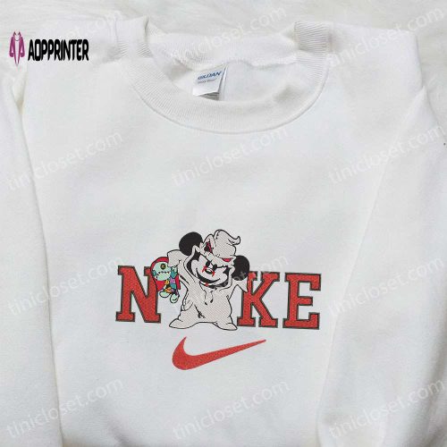 Nike x Minnie Sally Embroidered Shirt & Disney Characters Sweatshirt: Best Family Gifts