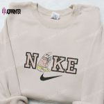 Nike x Patrick Star Cartoon Embroidered Hoodie & Disney Characters Shirt: Unique Nike-Inspired T-shirt