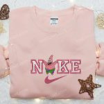 Nike x Patrick Star Cartoon Embroidered Shirt: Disney Characters T-shirt Perfect Family Gift!