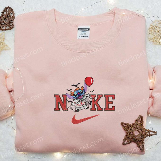 Nike x Pennywise Stitch Balloon Shirt & Hoodie: Funny Halloween Gifts