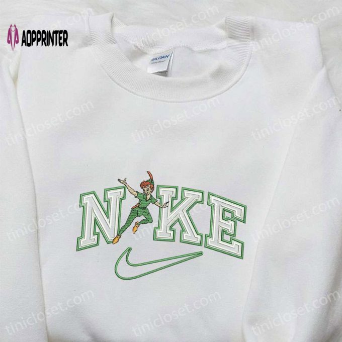 Nike x Peter Pan Embroidered Shirt: Disney Characters & Inspired T-shirt