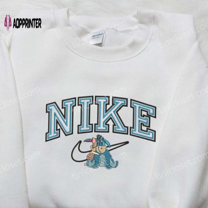 Disney Nike x Piglet & Eeyore Embroidered Shirt Winnie the Pooh Disney Character Shirt