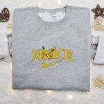 Nike x Pikachu Anime Embroidered Sweatshirt & Pokemon Shirt: Unique Nike Inspired T-Shirt