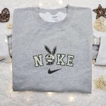 Nike x Playboy Bunny Skeleton Shirt: Funny Halloween Embroidery & Nike-Inspired Style