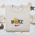 Nike x Pumpkin Winnie Pooh Embroidered Shirt & Hoodie: Perfect Fall Season Gifts for Family