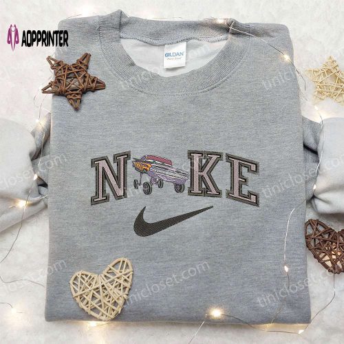 Custom Nike x Love Hearts Embroidered Shirt – Perfect Valentine s Day Gift!