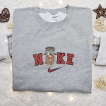 Nike x Rusty Bluey Halloween Embroidered Hoodie & T-shirt: Cute Nike Inspired Sweatshirt