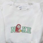 Nike x Sally Embroidered Shirt Nightmare Before Christmas Hoodie & Inspired Sweatshirt