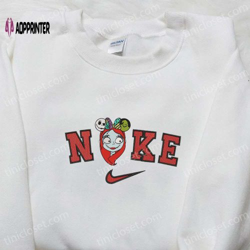 Nike x Sally Minnie Mouse Ears Embroidered Hoodie – Disney Halloween Sweatshirt & Nike Inspired Shirt