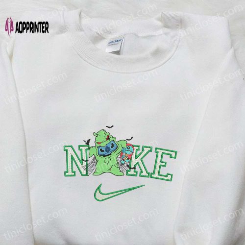 Nike x Pooh Mummy Embroidered Shirt – Adorable Halloween & Nike Inspired Design