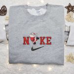 Nike x Santa Claus Skating Embroidered Sweatshirt: Best Christmas Gift Idea with Nike-Inspired Design