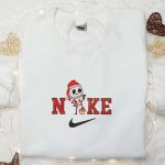 Nike x Santa Jack Skellington Embroidered Sweatshirt Nightmare Before Christmas Hoodie & T-Shirt