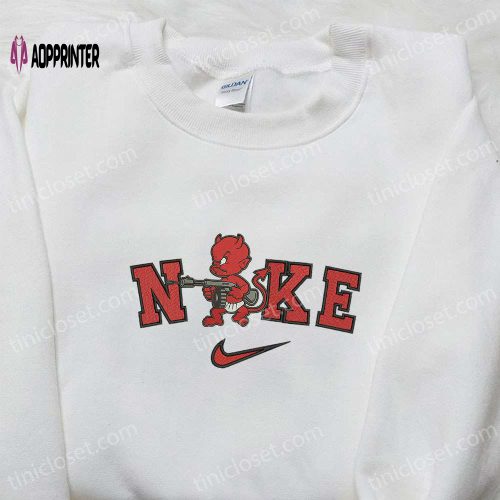 Appa Cloud x Nike Swoosh Anime Sweatshirt: Avatar & Nike Inspired Embroidered Shirt