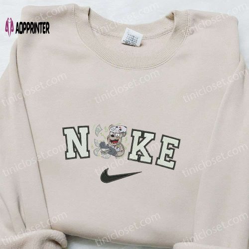 Nike x Snoopy Pumpkin Embroidered Sweatshirt: Best Halloween Gifts- Nike Inspired Hoodie