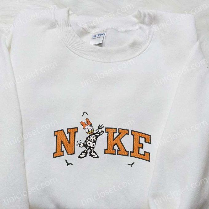 Spooky Nike x Skeleton Daisy & Disney Halloween Embroidered Shirts – Unique Nike Inspired Designs