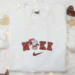 Nike x Snoopy Christmas Santa Claus Embroidered Sweatshirt T-Shirt & Hoodie: Cartoon Inspired Collection