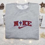 Nike x Spider-Man Movie Embroidered Shirt & Marvel Comics Hoodie Custom Nike T-shirt