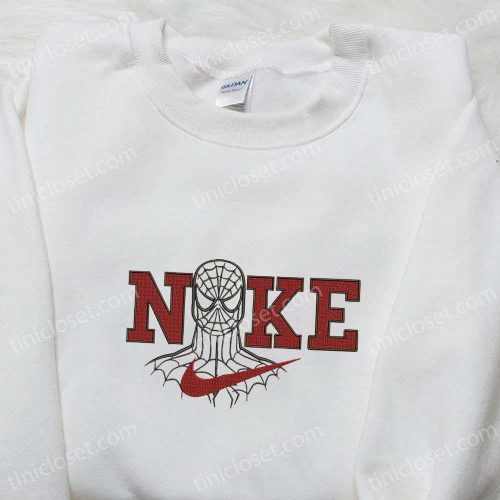 Nike x Spider-Man Movie Embroidered Sweatshirt – Marvel & DC Comics Shirt: The Best Gift