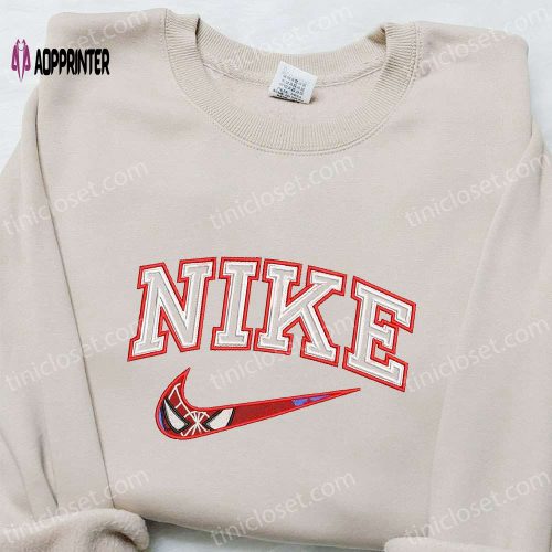 Nike-Inspired Cartoon Embroidered Sweatshirt: Perfect Family Gift