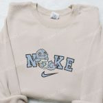 Nike x Squirtle Pokemon Embroidered Shirt – Unique Pokemon & Nike Inspired Design