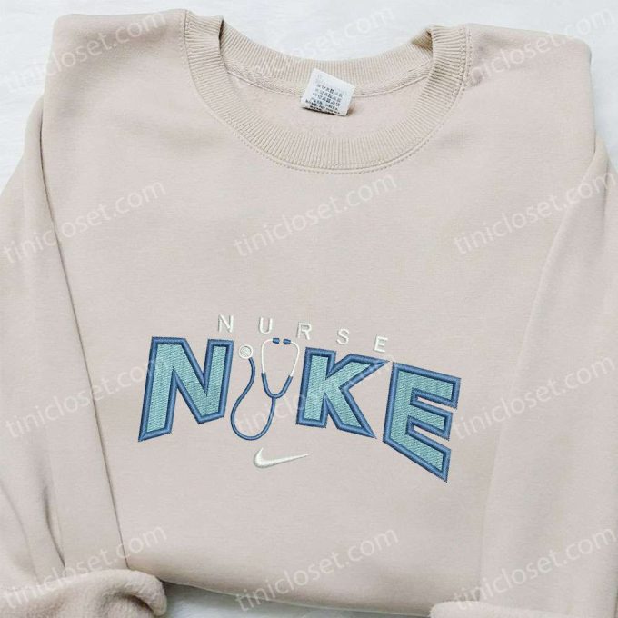 Nike x Stethoscope Hoodie & T-shirt: Best Family Gift Nike Inspired Embroidery