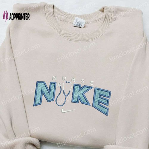 Nike x Stethoscope Hoodie & T-shirt: Best Family Gift Nike Inspired Embroidery