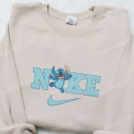 Nike x Stitch Embroidered Sweatshirt: Disney Characters Hoodie – Best Birthday Gift Ideas