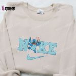 Nike x Stitch Embroidered Sweatshirt: Disney Characters Hoodie – Best Birthday Gift Ideas