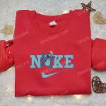 Nike x Stitch Embroidered Sweatshirt: Disney Characters Hoodie – Best Birthday Gift Ideas