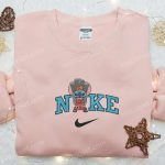 Custom Nike x Stitch Hercules Embroidered Shirt: Cute Halloween Style