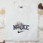 Nike x Stitch Jason Voorhees Embroidered T-Shirt & Inspired Hoodie: Adorable Halloween Sweatshirt