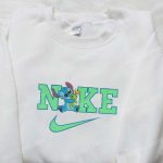 Disney Characters Embroidered Hoodie: Nike x Stitch Oogie Boogie Sweatshirt Best Birthday Gift Ideas