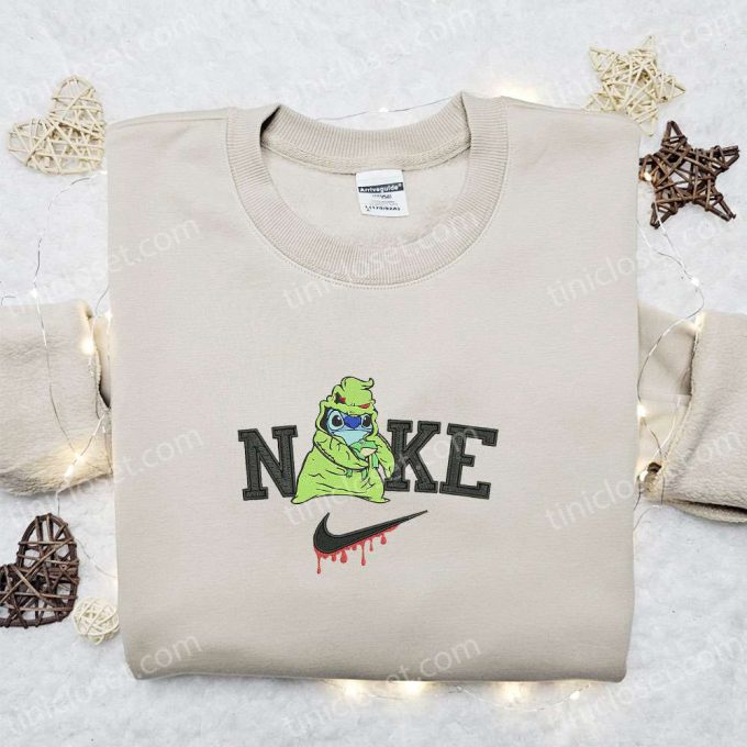 Nike x Stitch Oogie Boogie T-shirt Nike Inspired Hoodie Adorable Halloween Sweatshirt