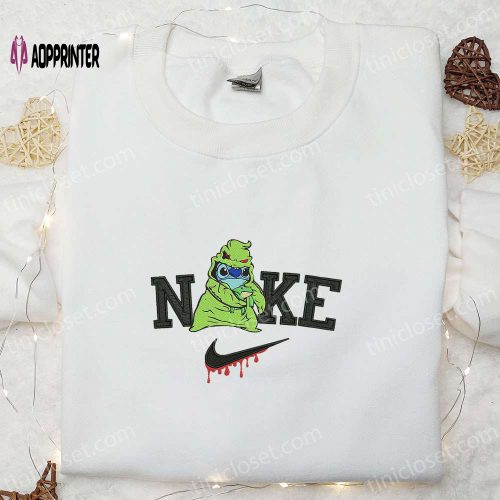 Nike x Stitch Oogie Boogie T-shirt Nike Inspired Hoodie Adorable Halloween Sweatshirt